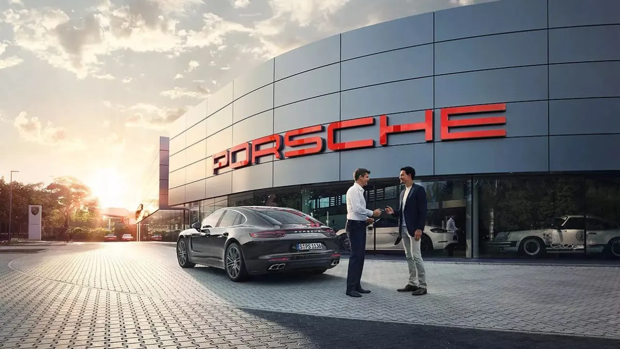 porsche showroom in india