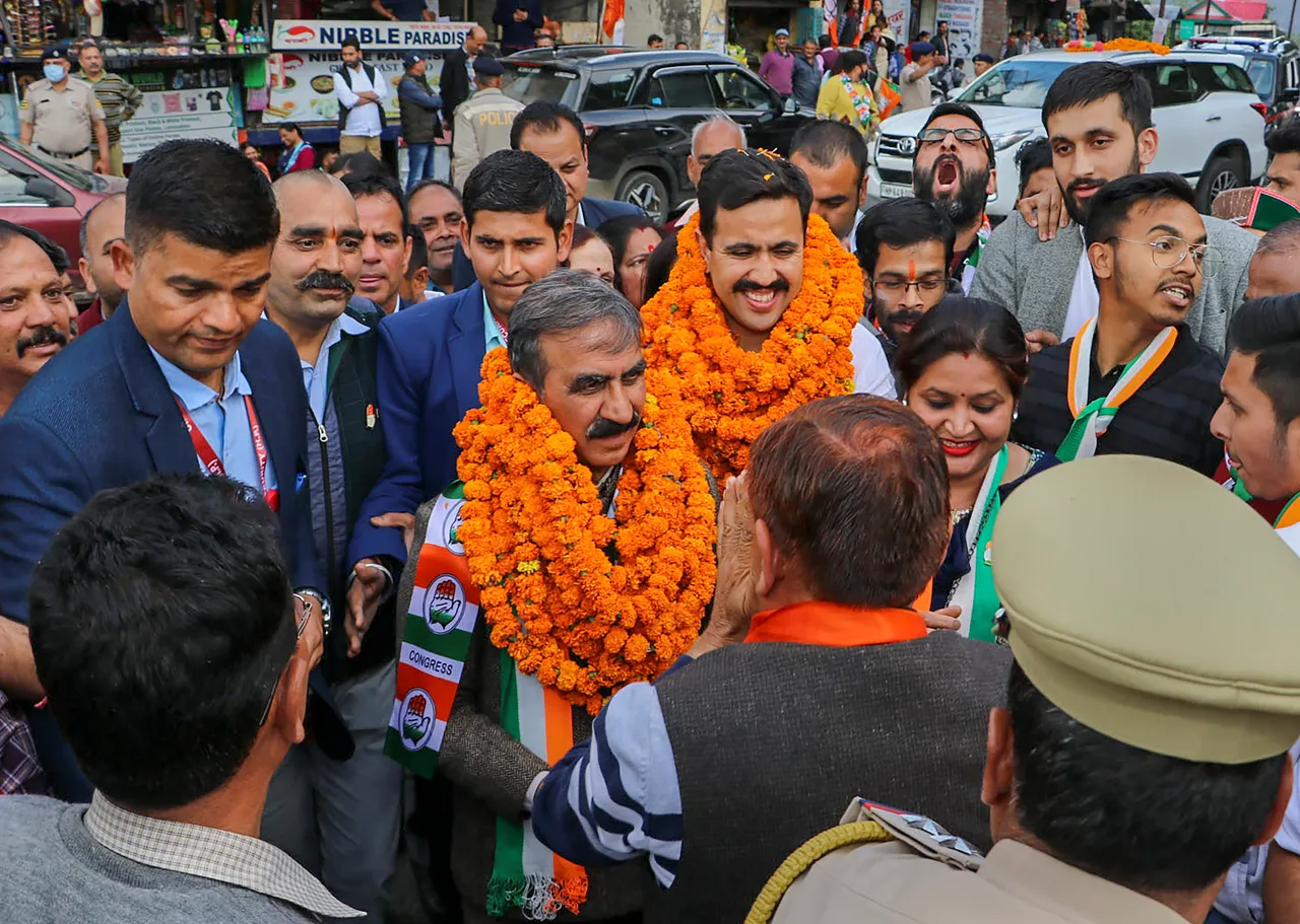 Congress sweeps Shimla Municipal Corporation polls with 24 wards, BJP gets 9