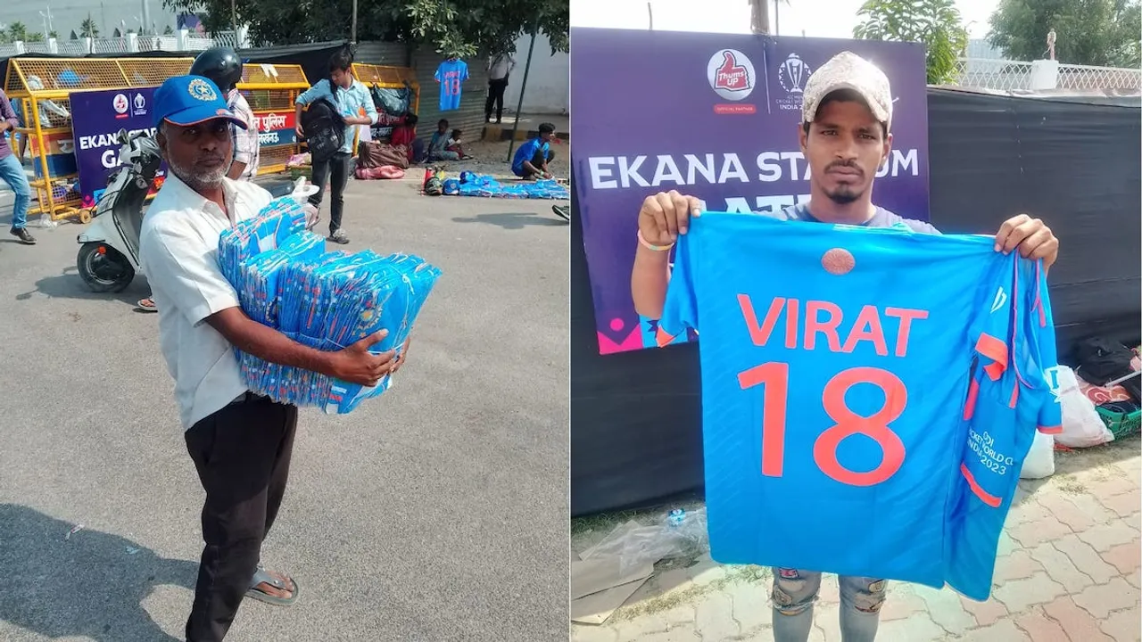 Virat Kohli T-shirt Ekana Stadium Lucknow