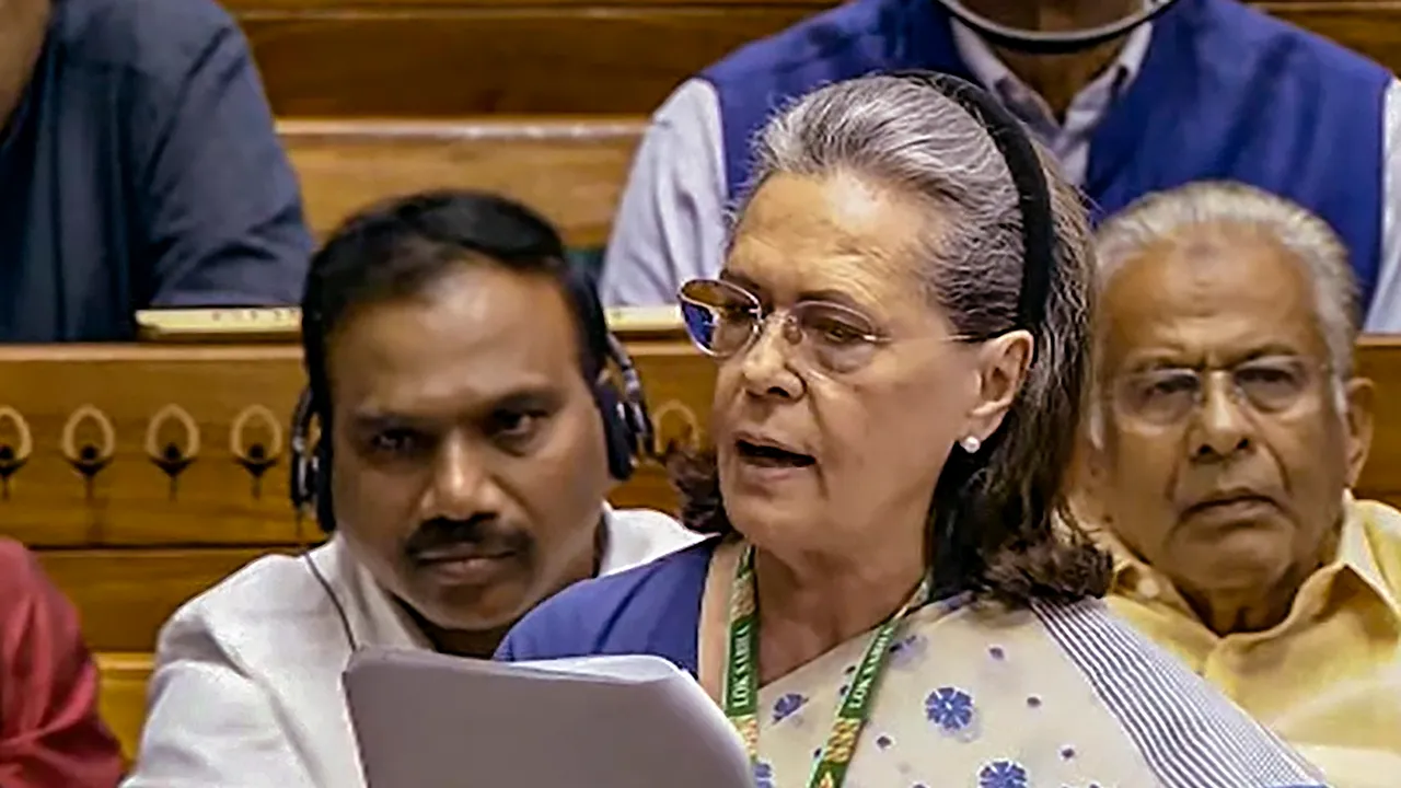 Congress backs 'nari shakti' bill but quota should be effective immediately, include OBC women: Sonia Gandhi