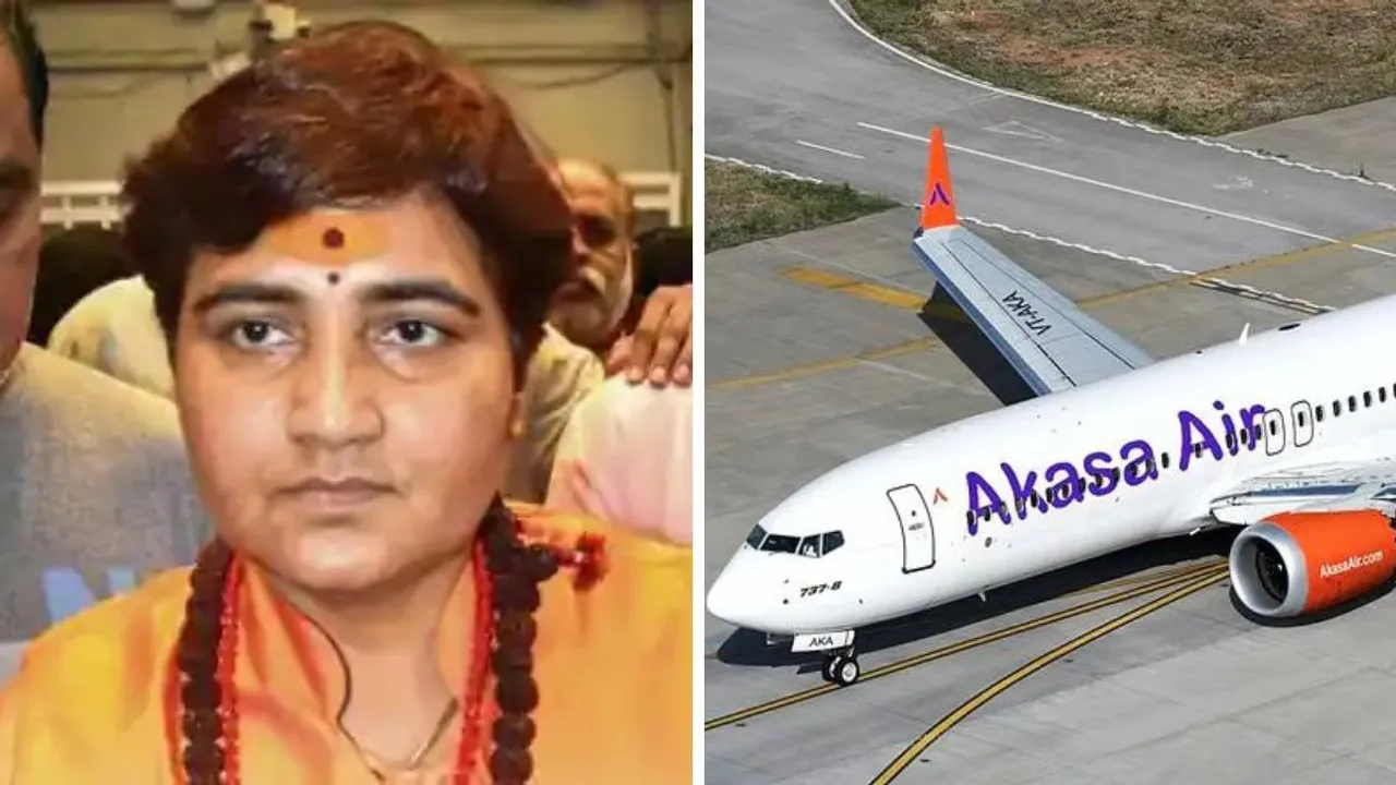 Akasa Air deboards Pragya Thakur at Delhi airport, apologise later