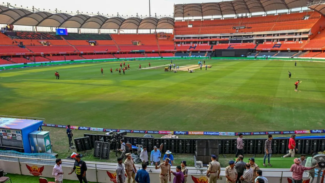 Rajiv Gandhi International Cricket Stadium Security Char Minar