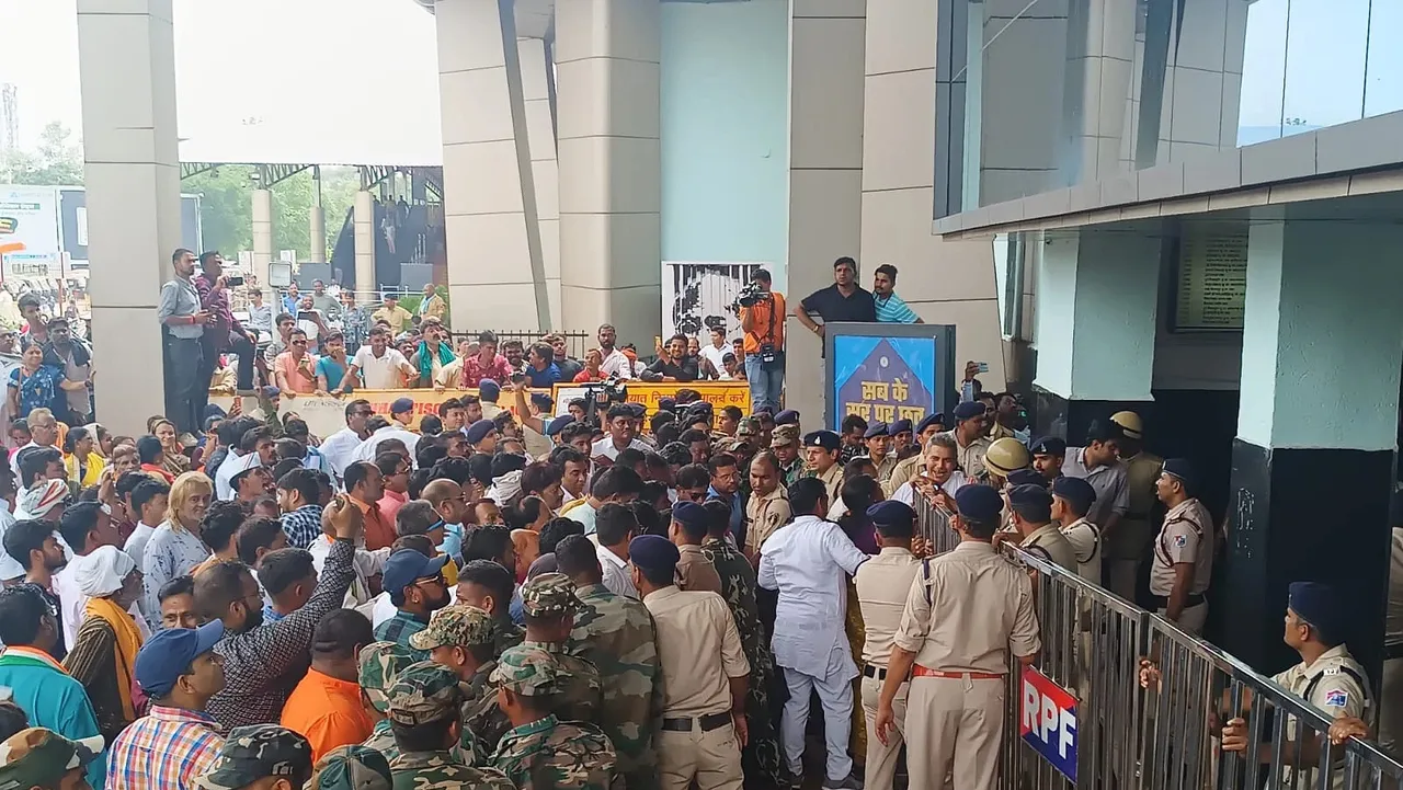 Chhattisgarh NSUI Protest