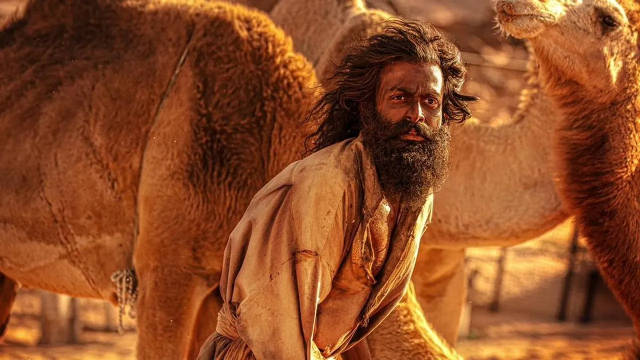 Prithviraj Sukumaran in 'The Goat Life'