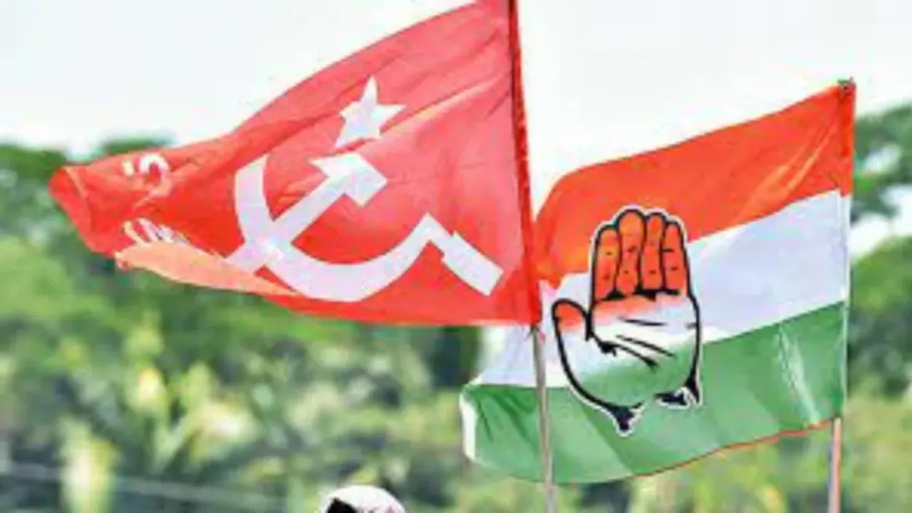 Arch-rivals CPI(M), Congress to jointly contest Tripura elections