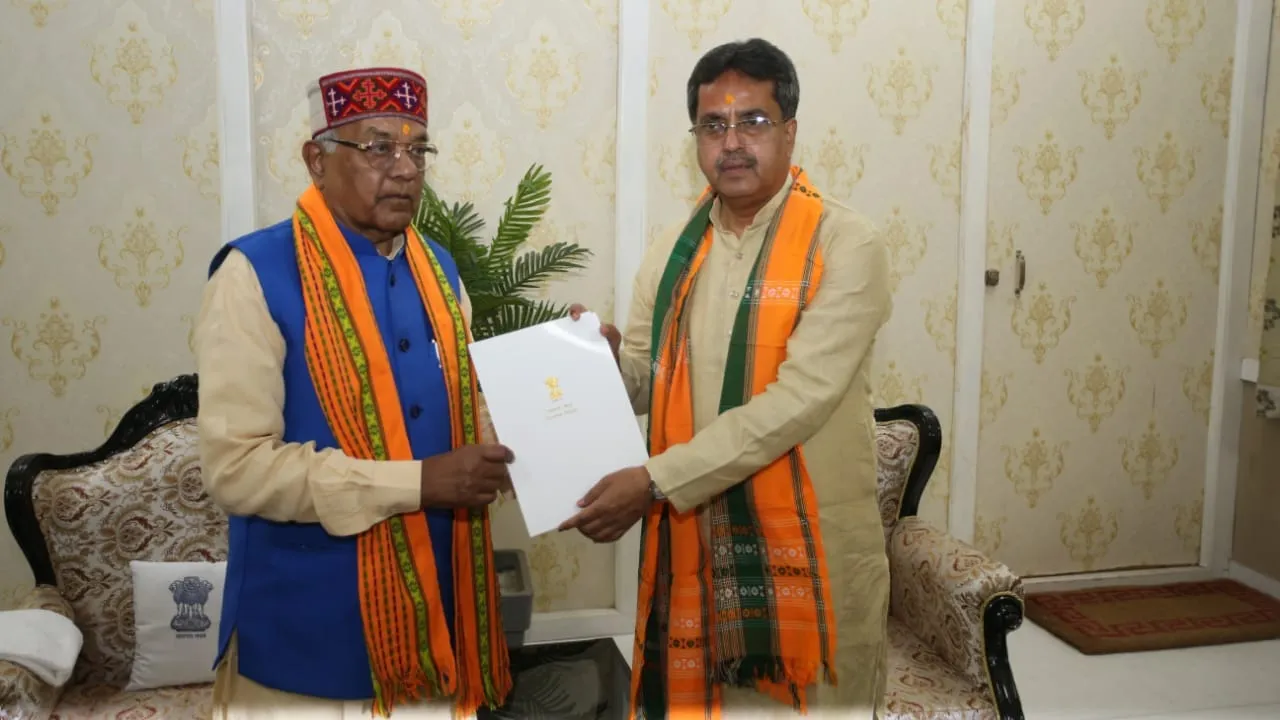 Tripura CM Manik Saha tenders resignation to Governor Satyadeo Narain Arya