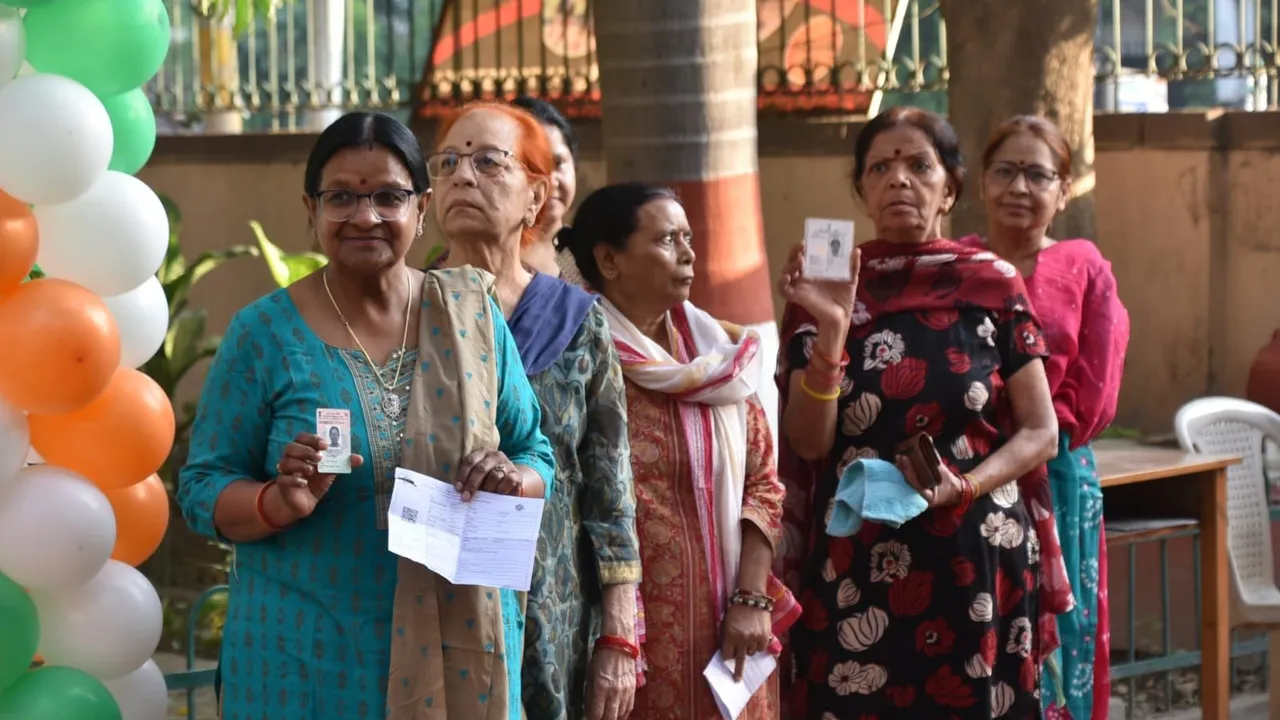 Enthusiasm was seen among women voters in Gautam Buddha Nagar district under the second phase of Lok Sabha General Elections-2024.