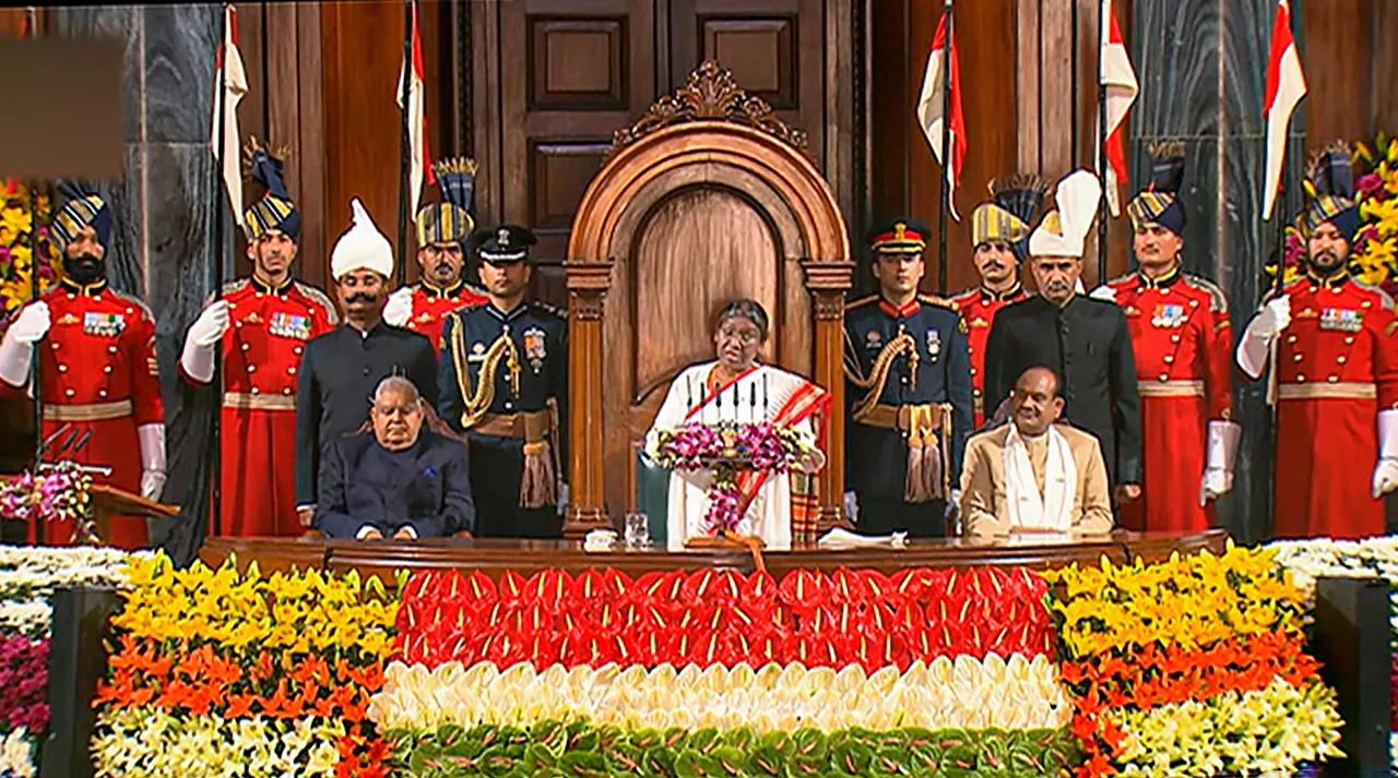 Budget Session of Parliament Droupadi Murmu PResident