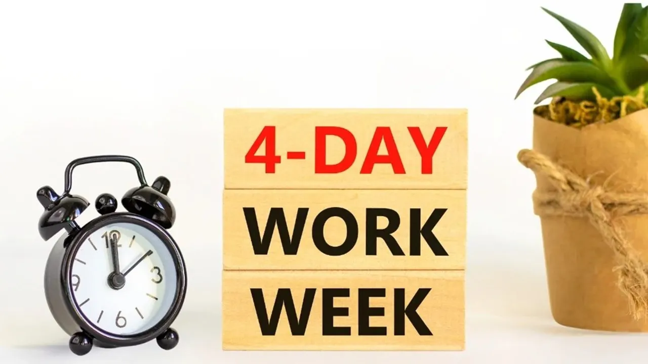 working 4 days a week
