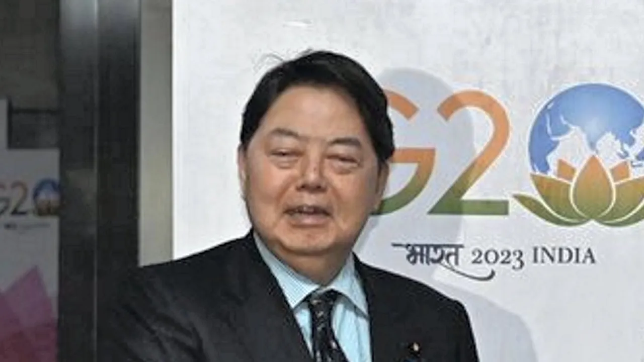 Japanese Foreign Minister Yoshimasa Hayashi