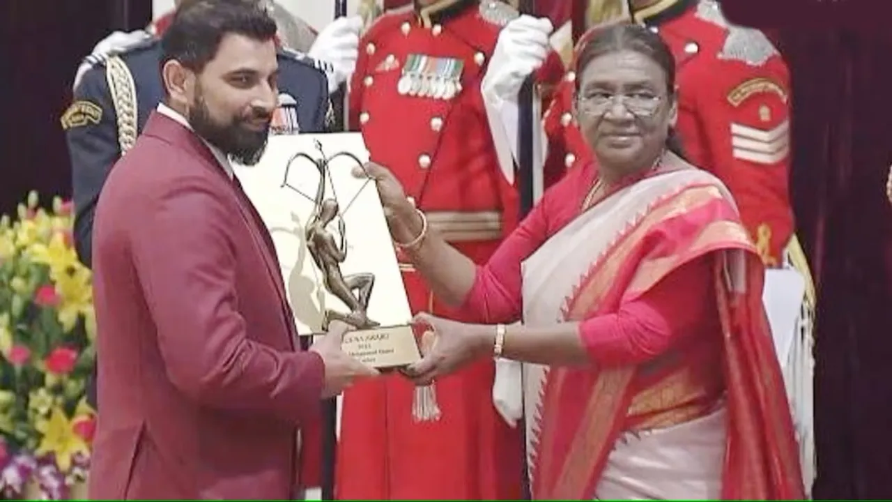 National Sports Awards: Shami among those honoured by President Murmu