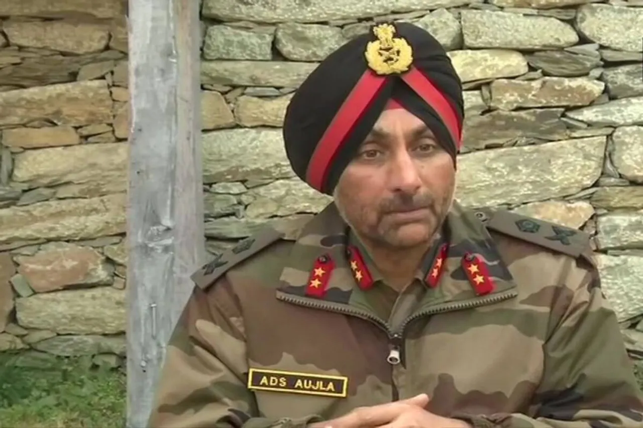 Lieutenant General A D S Aujla Chinar Corps Indian Army