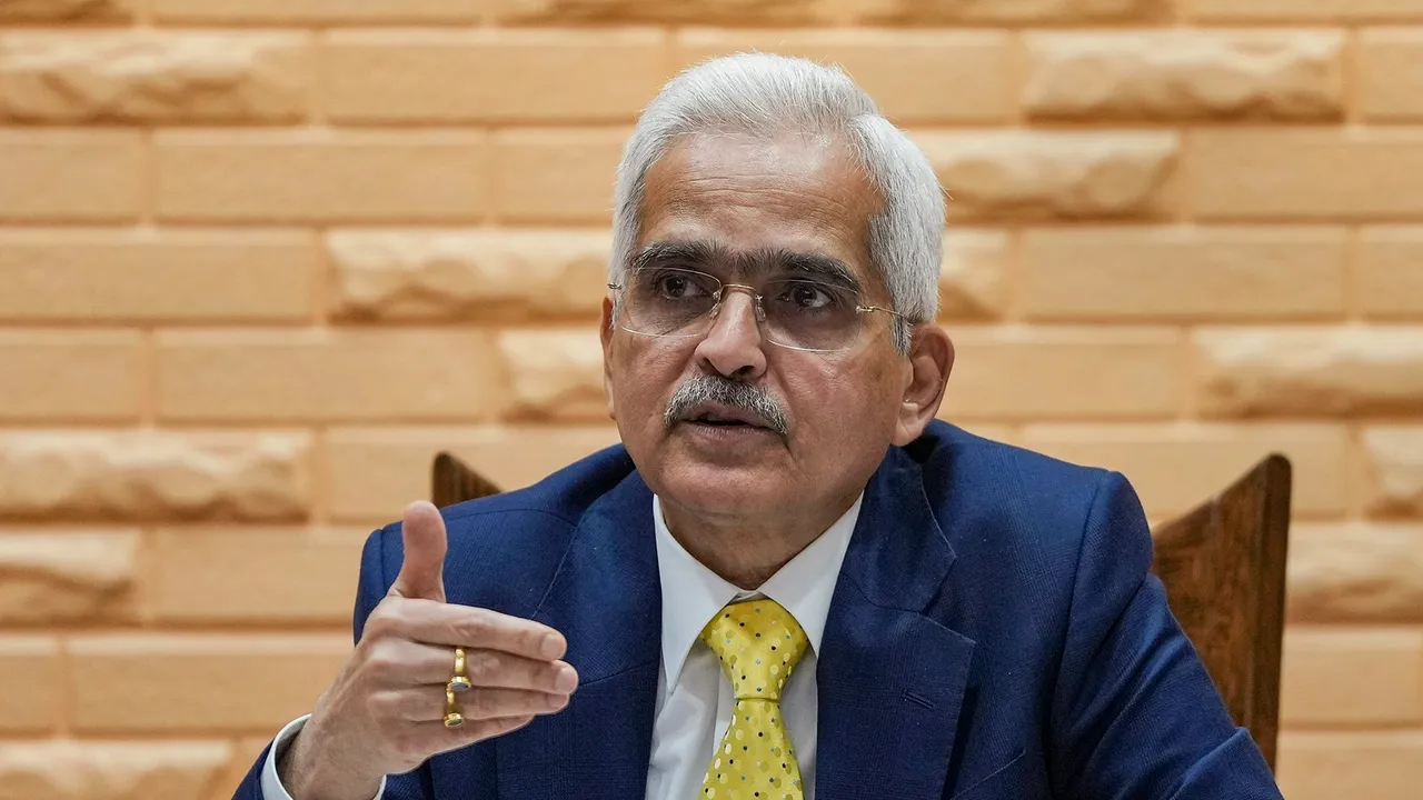 Reserve Bank of India (RBI) Governor Shaktikanta Das addresses a press conference