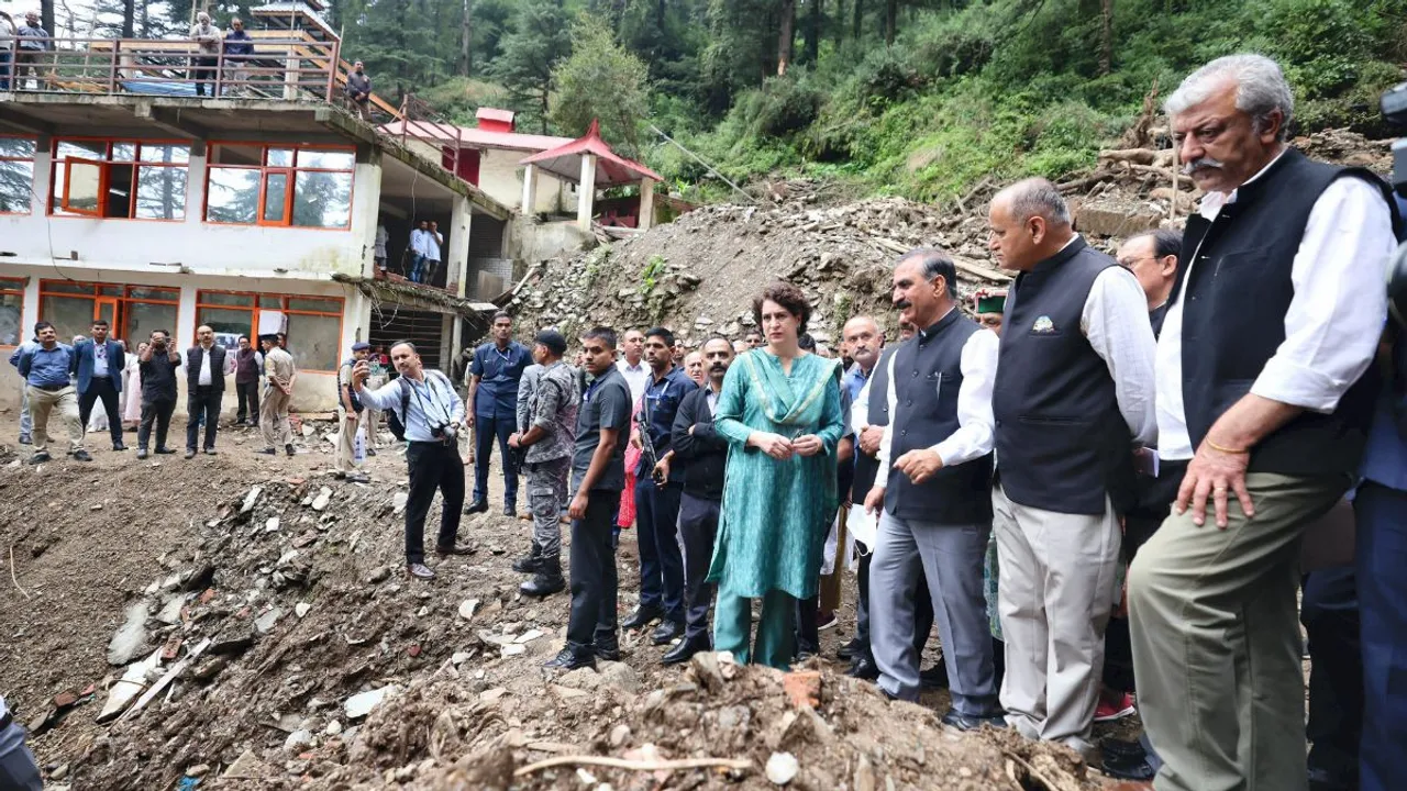 Priyanka Gandhi writes to PM Modi, calls for declaring Himachal calamity 'national disaster'
