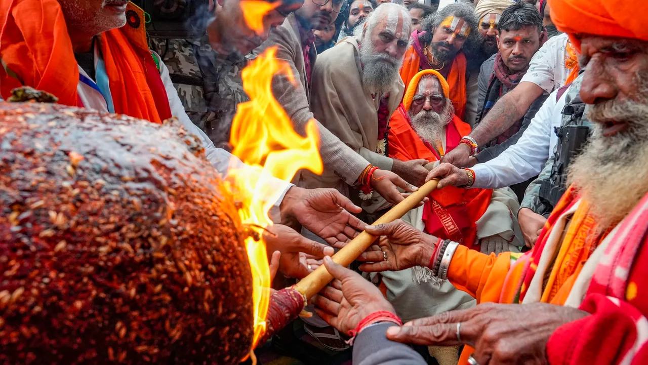 108-foot-long incense stick lit at Ayodhya amid 'Jai Shri Ram' chant