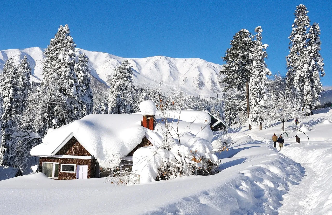 Gulmarg Jammu kashmir Snowfall