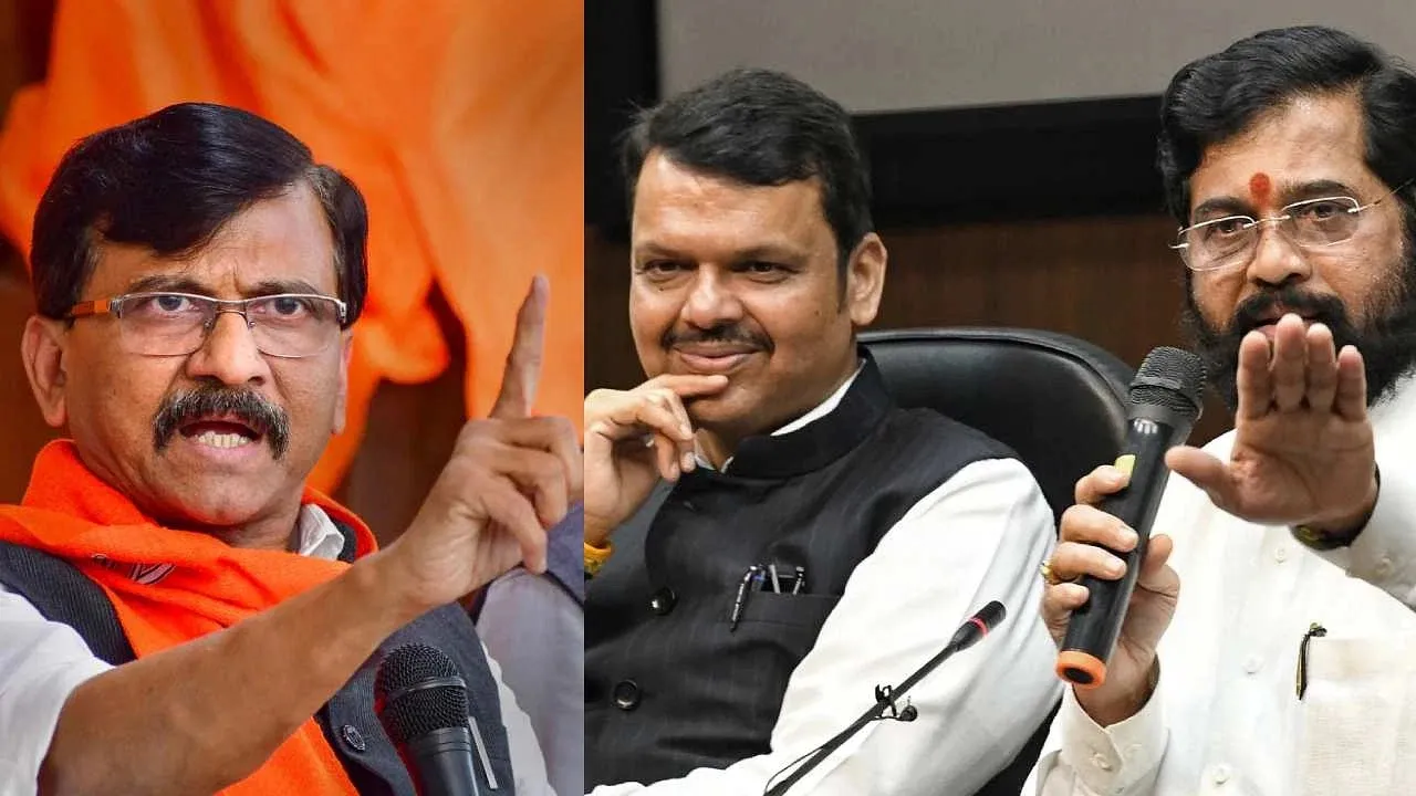 Sanjay Raut Devendra Fadnavis Eknath Shinde