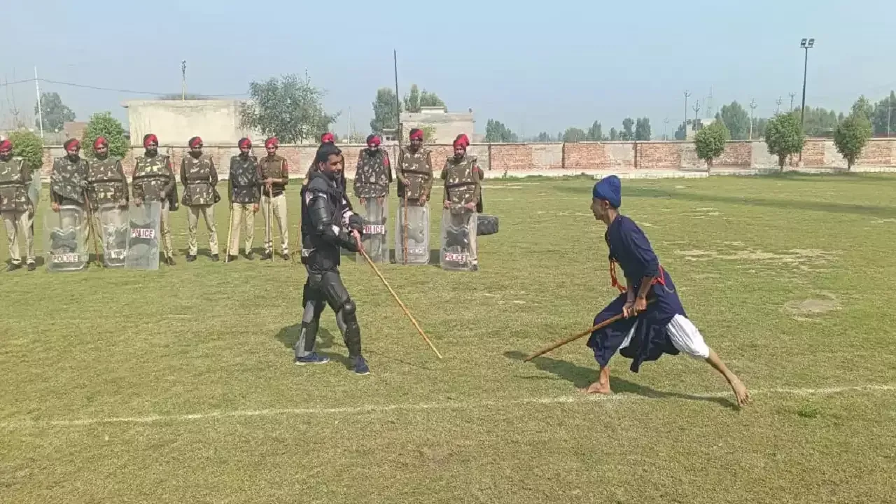 Punjab Police Gatka Training