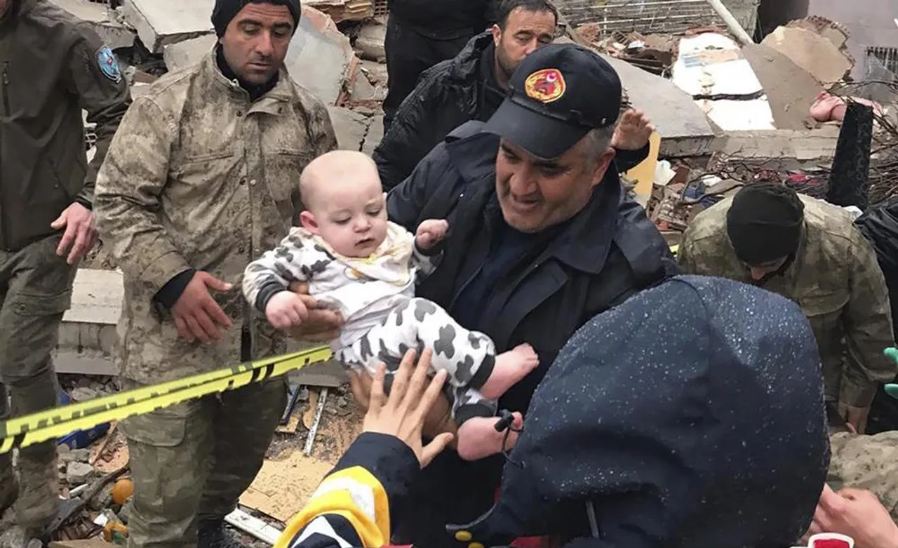 Rescue work in Turkey after the devastating earthquake