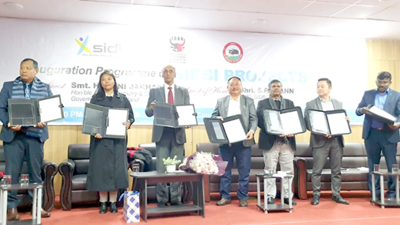 SIDBI and Government of Nagaland inked an MoU for investing 100 crores in MSME programmes