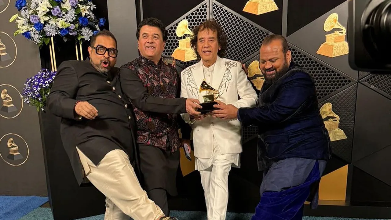 Fusion band Shakti wins best global music album Grammy for 'This Moment'