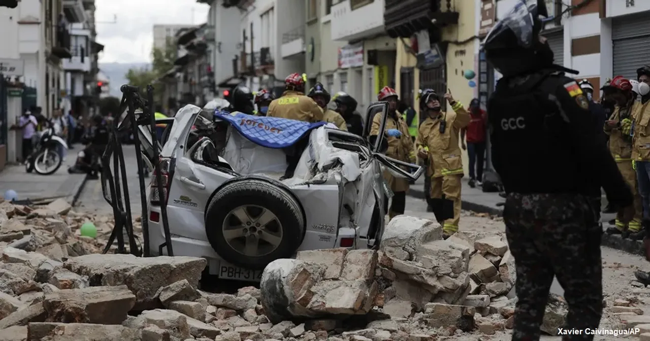 6.8 magnitude earthquake kills at least 13 in Ecuador, 1 in Peru