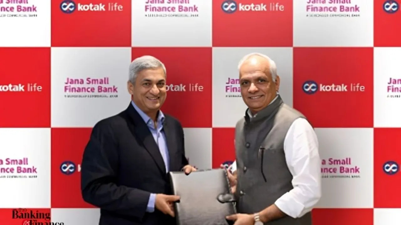 Kotak Mahindra Life Insurance Company Ltd. unveiled a corporate agency collaboration with Jana Small Finance Bank