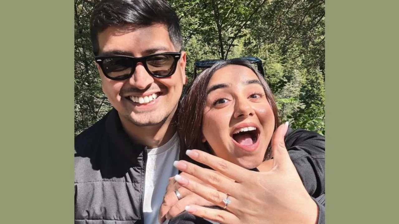 Prajakta Koli engaged to longtime partner Vrishank Khanal