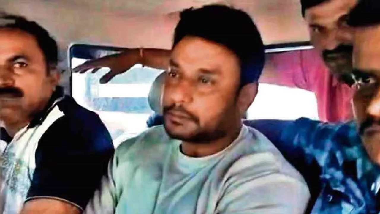 Darshan Thoogudeepa has been arrested by Bengaluru police in Kamakshipalya over his alleged connection with a murder case