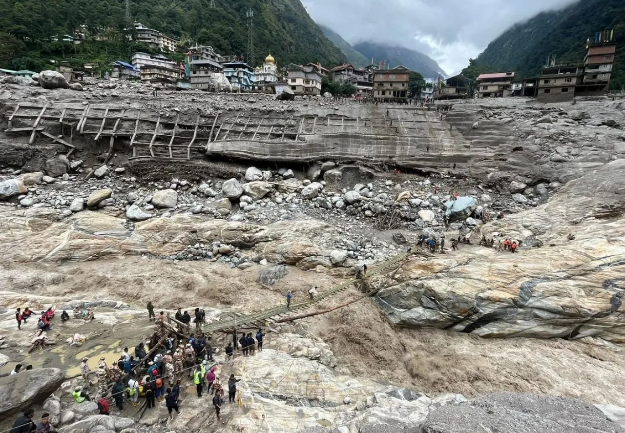 Teesta Stage III dam breach