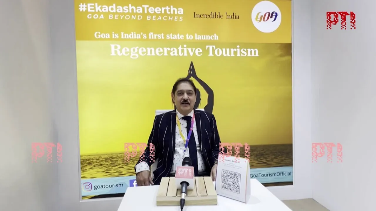 Goa Tourism Secretary Sanjeev Ahuja at the launch of Regenerative Tourism in Goa.