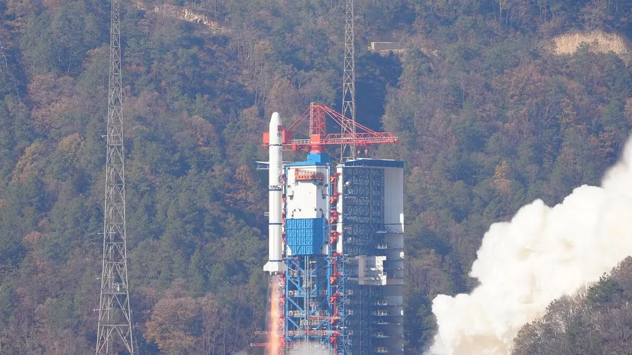 A Long March-2C carrier rocket carrying a satellite called Einstein Probe takes off from the Xichang Satellite Launch Center in Sichuan province, China January 9, 2024