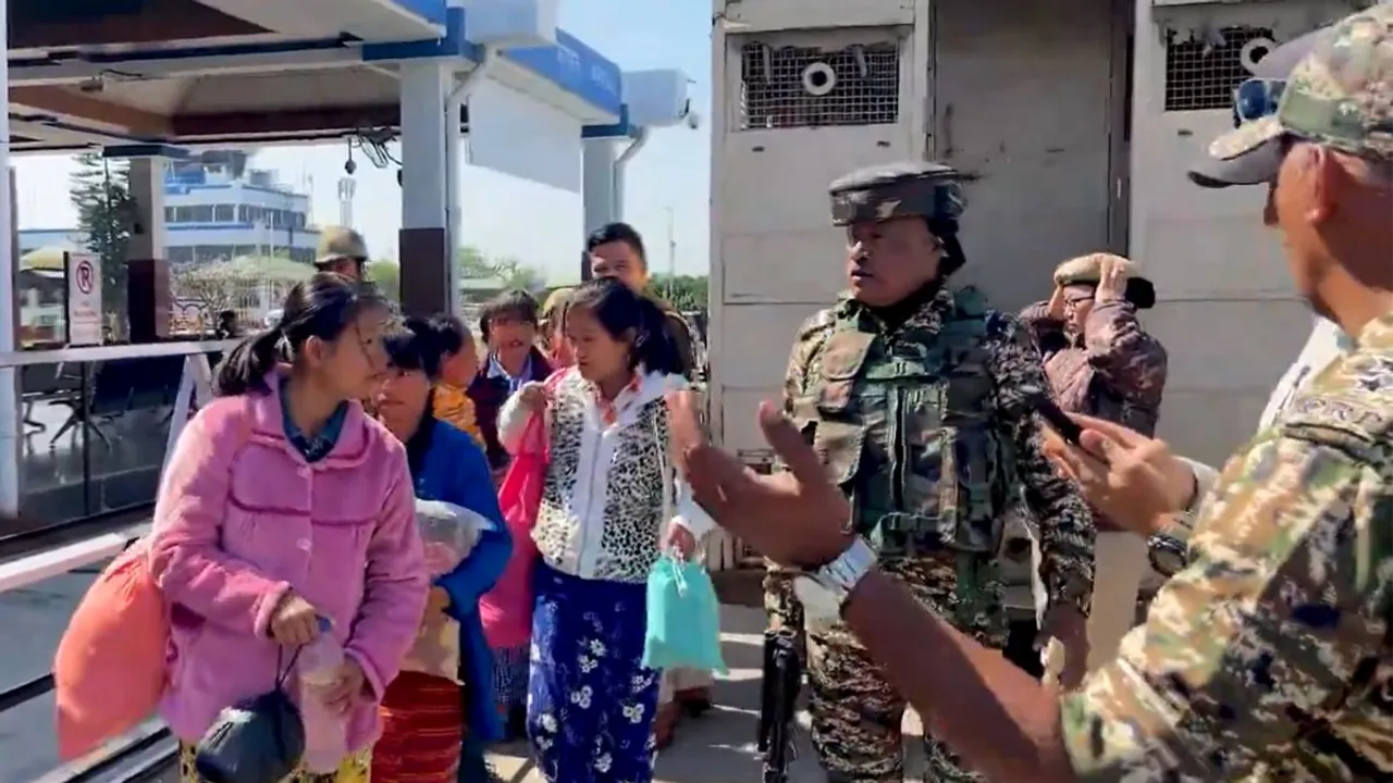 Manipur Myanmar Nationals Deportation India