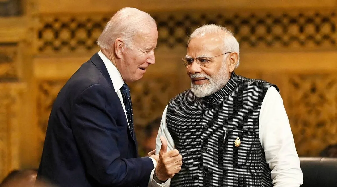 Joe Biden Narendra Modi USA