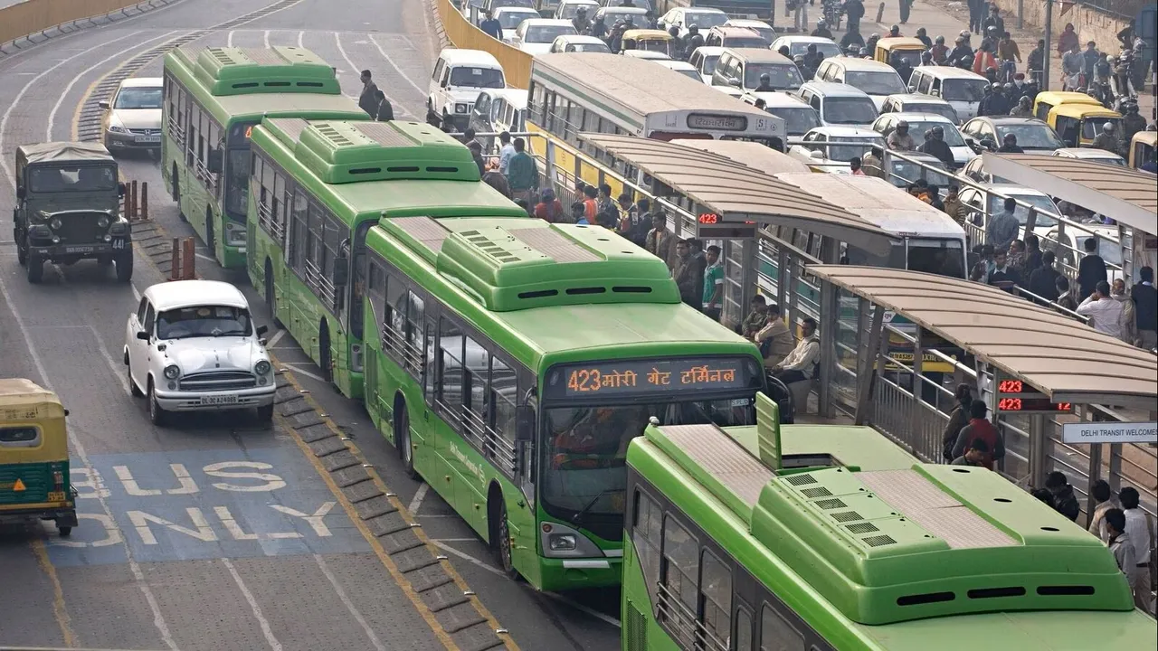 Delhi Buses DTC Buses