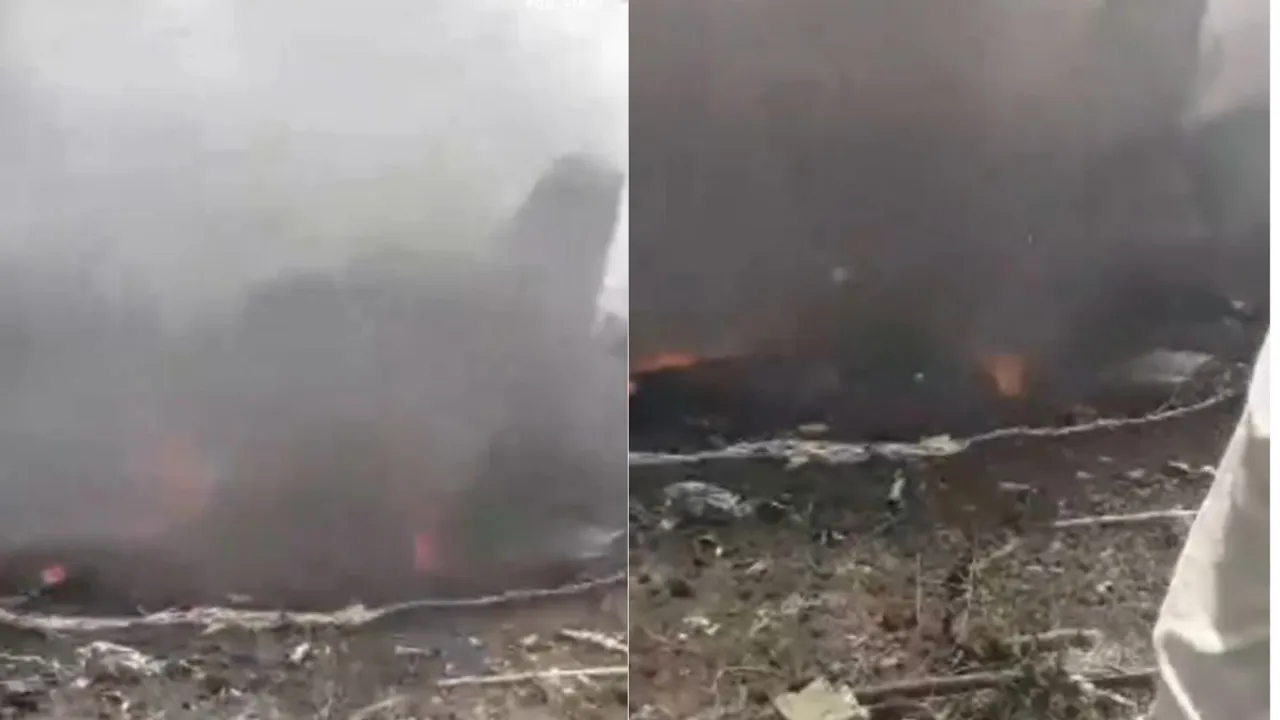 A Sukhoi fighter plane of the Indian Air Force crashed in Nashik district of Maharashtra on Tuesday