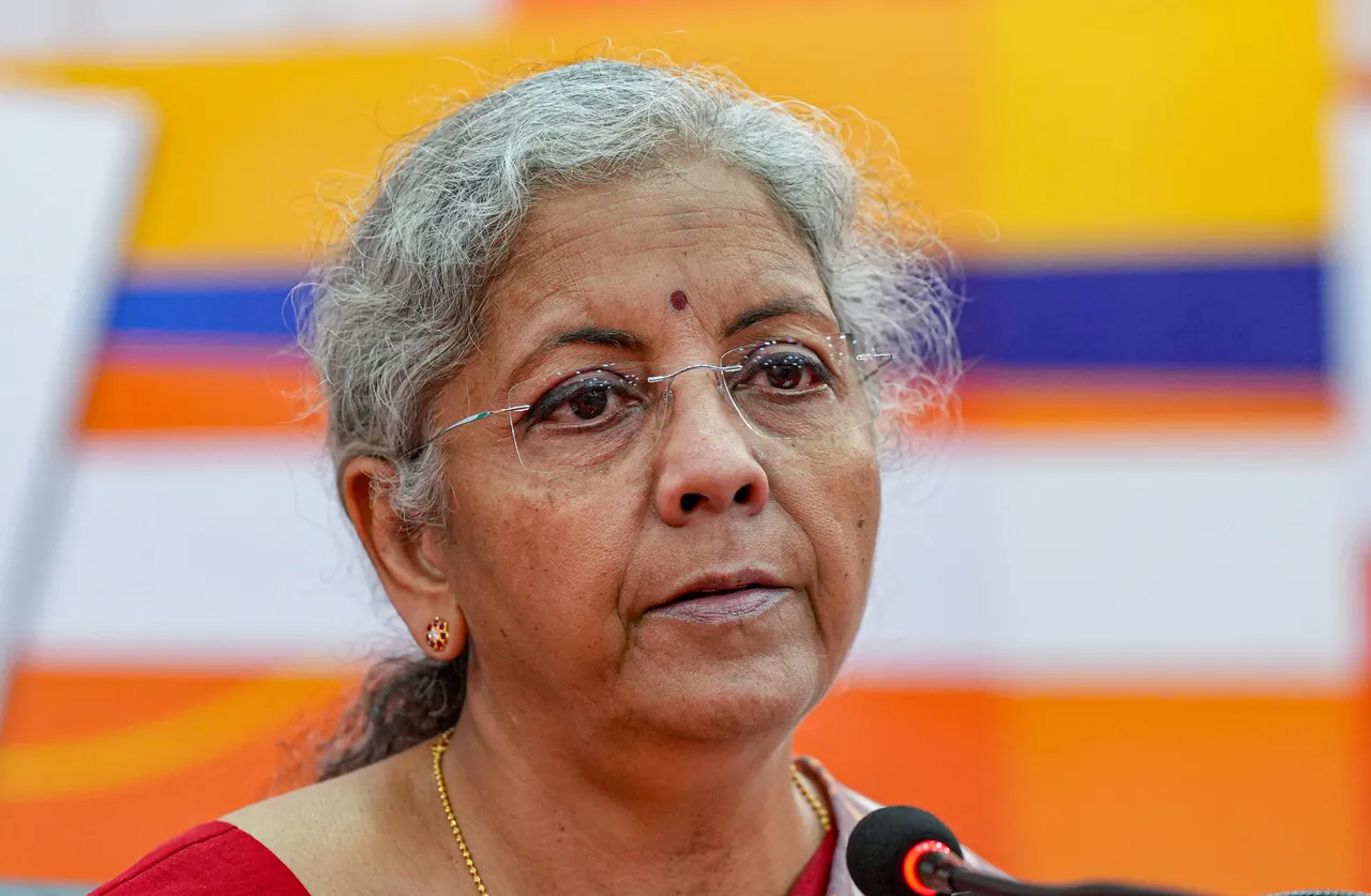 Nirmala Sitharaman in Bengaluru