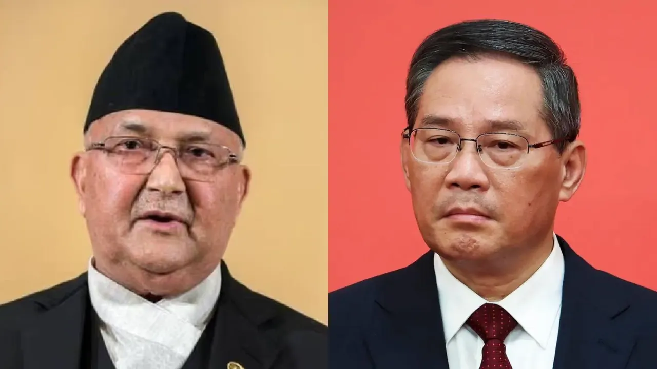 K P Sharma Oli Li Qiang