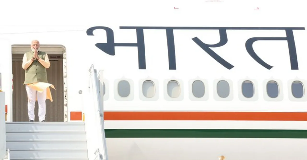 Prime Minister Narendra Modi departs for Hiroshima, Japan, to attend the G7 Summit 2023, from New Delhi