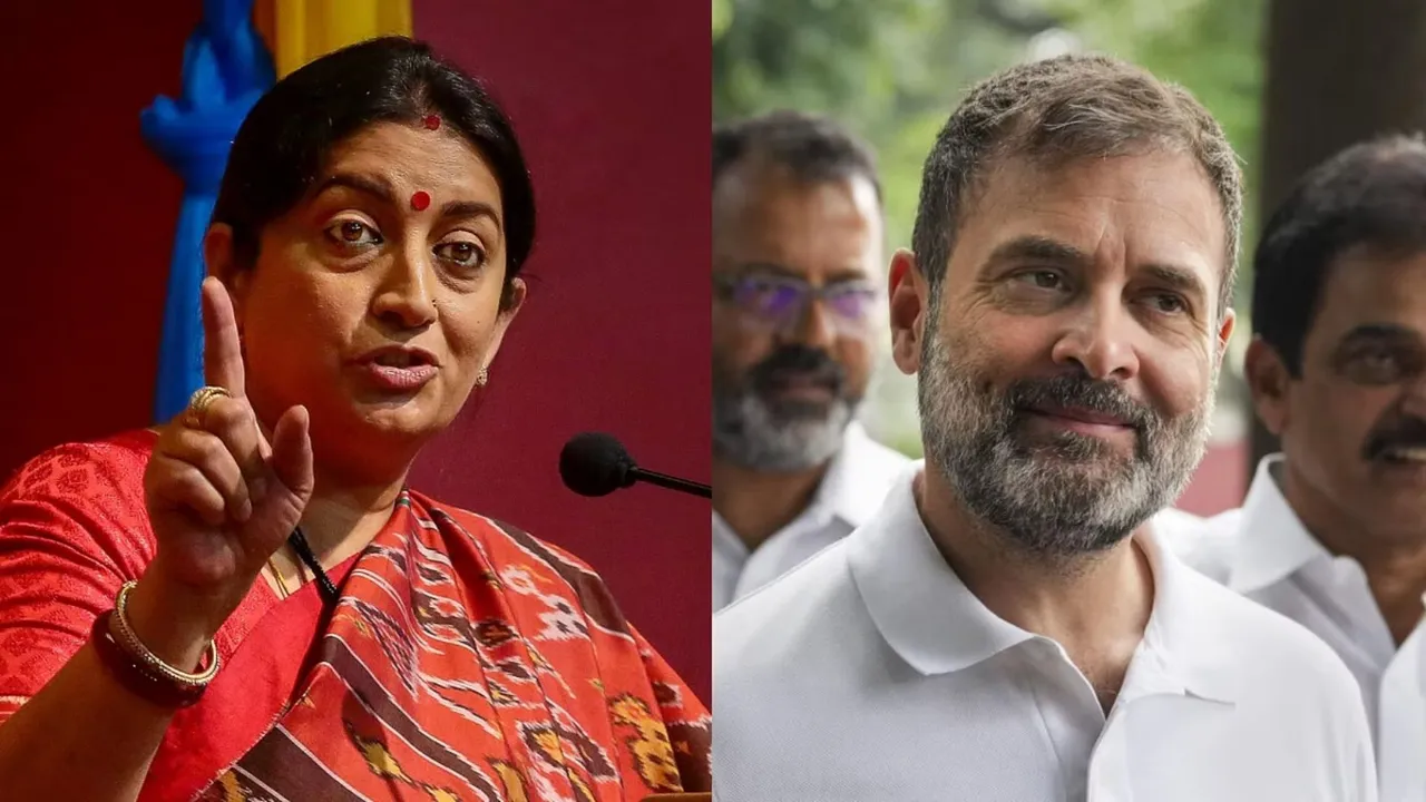 Smriti Irani accuses Rahul Gandhi of taking PFI support in Wayanad