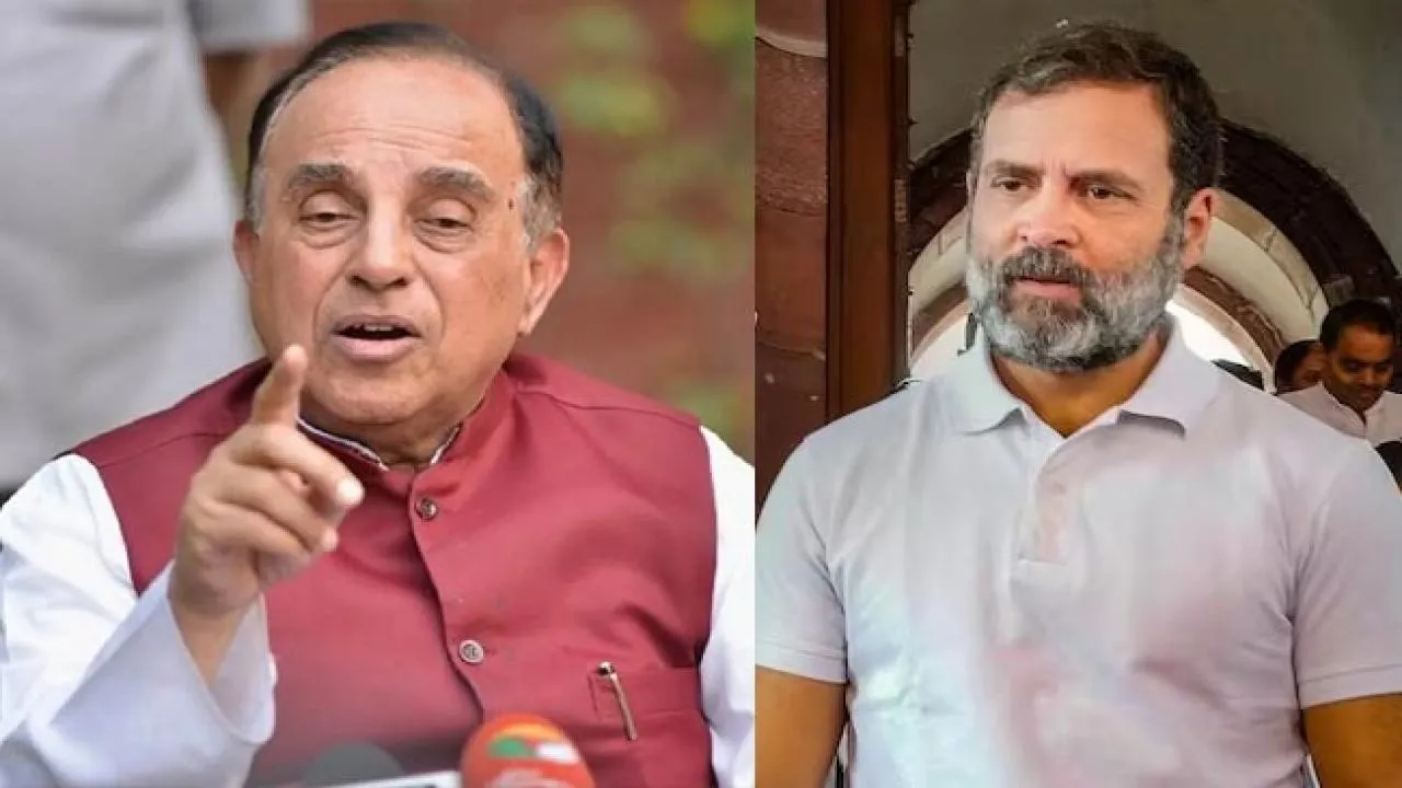 rahul gandhi subramanian swamy