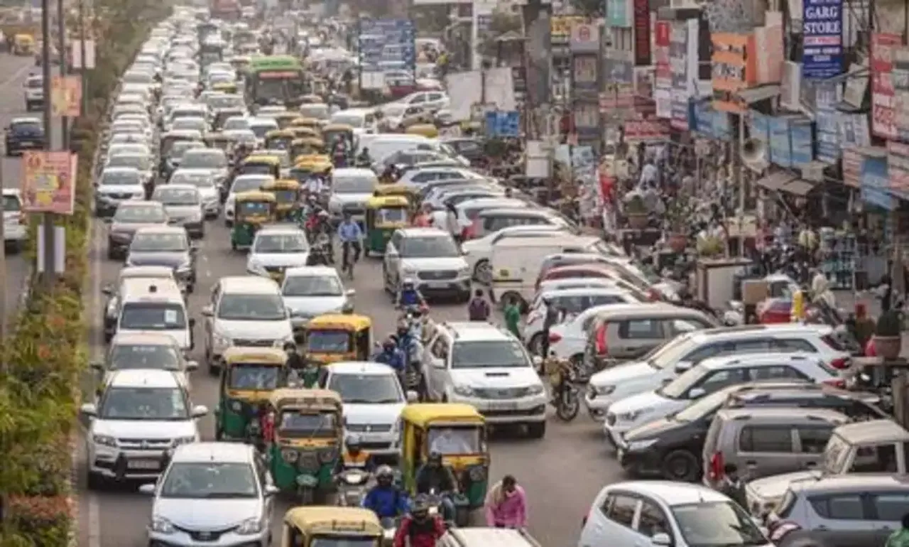 Car Traffic Delhi Automobile Vehicle Diesel Petrol Pollution