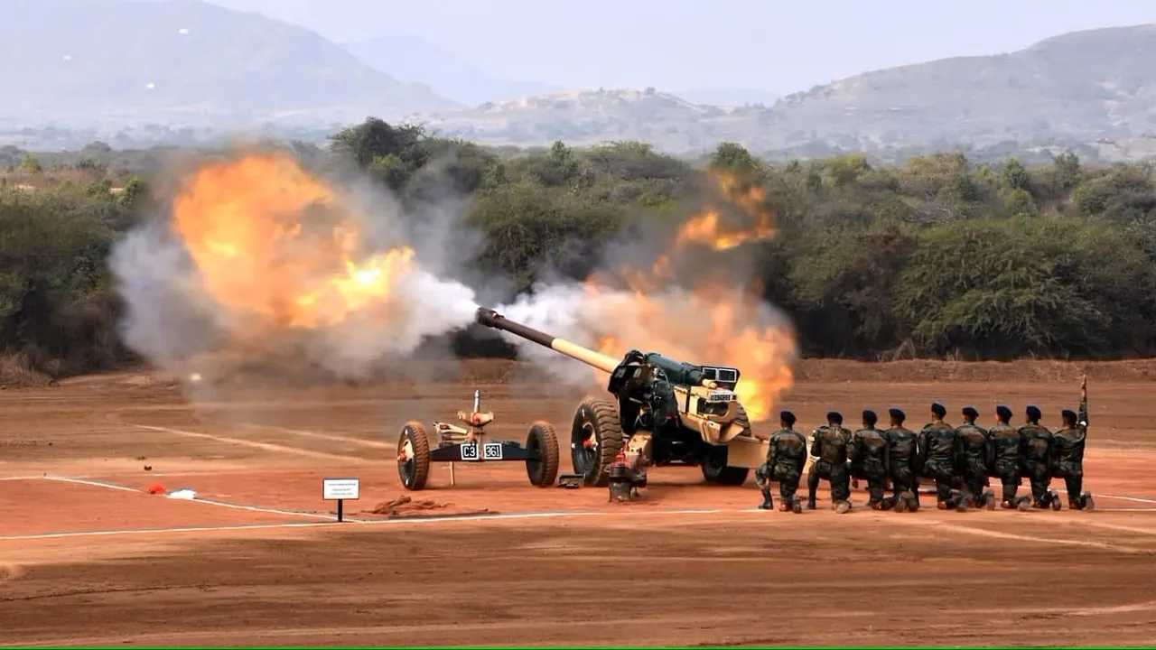 Indian Army conducts firepower demonstration 'Exercise Topchi' at Devlali