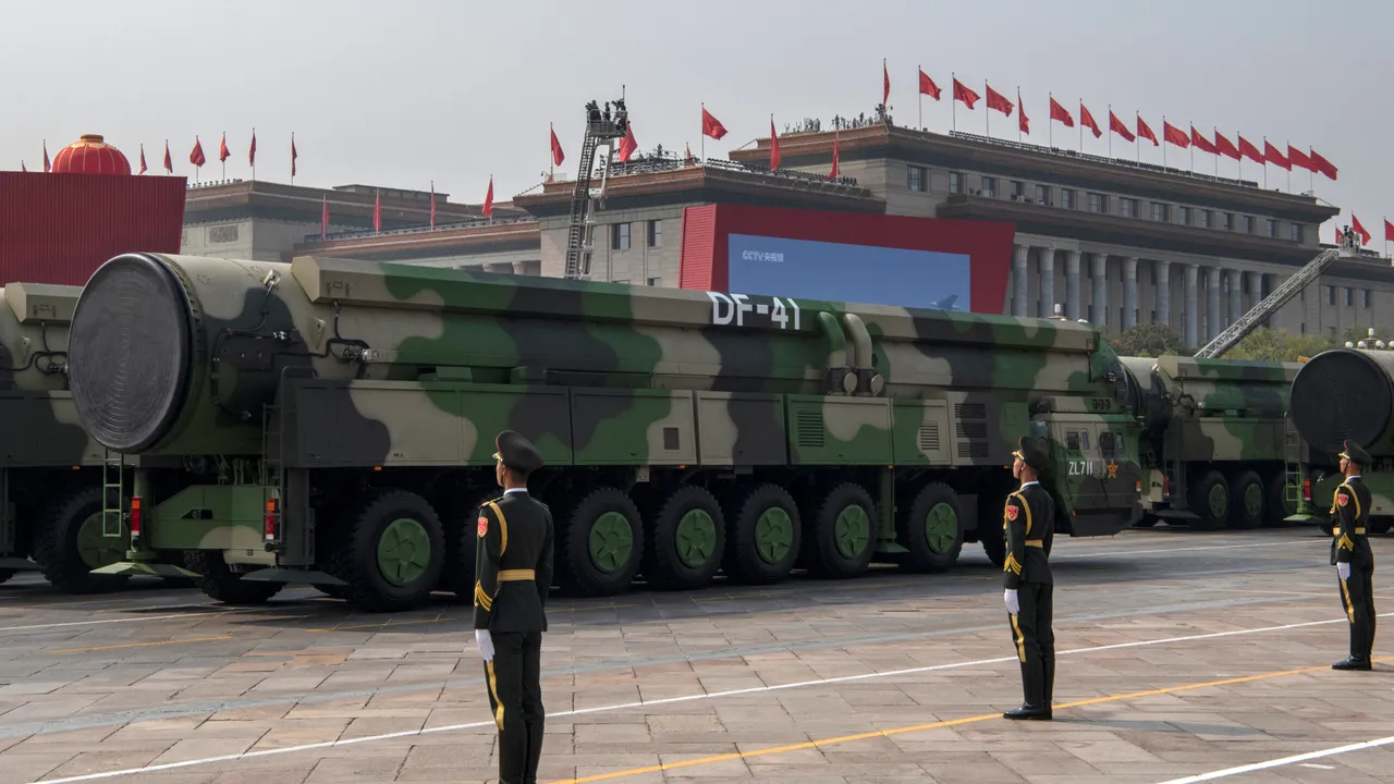 China has a stockpile of approximately 410 nuclear warheads