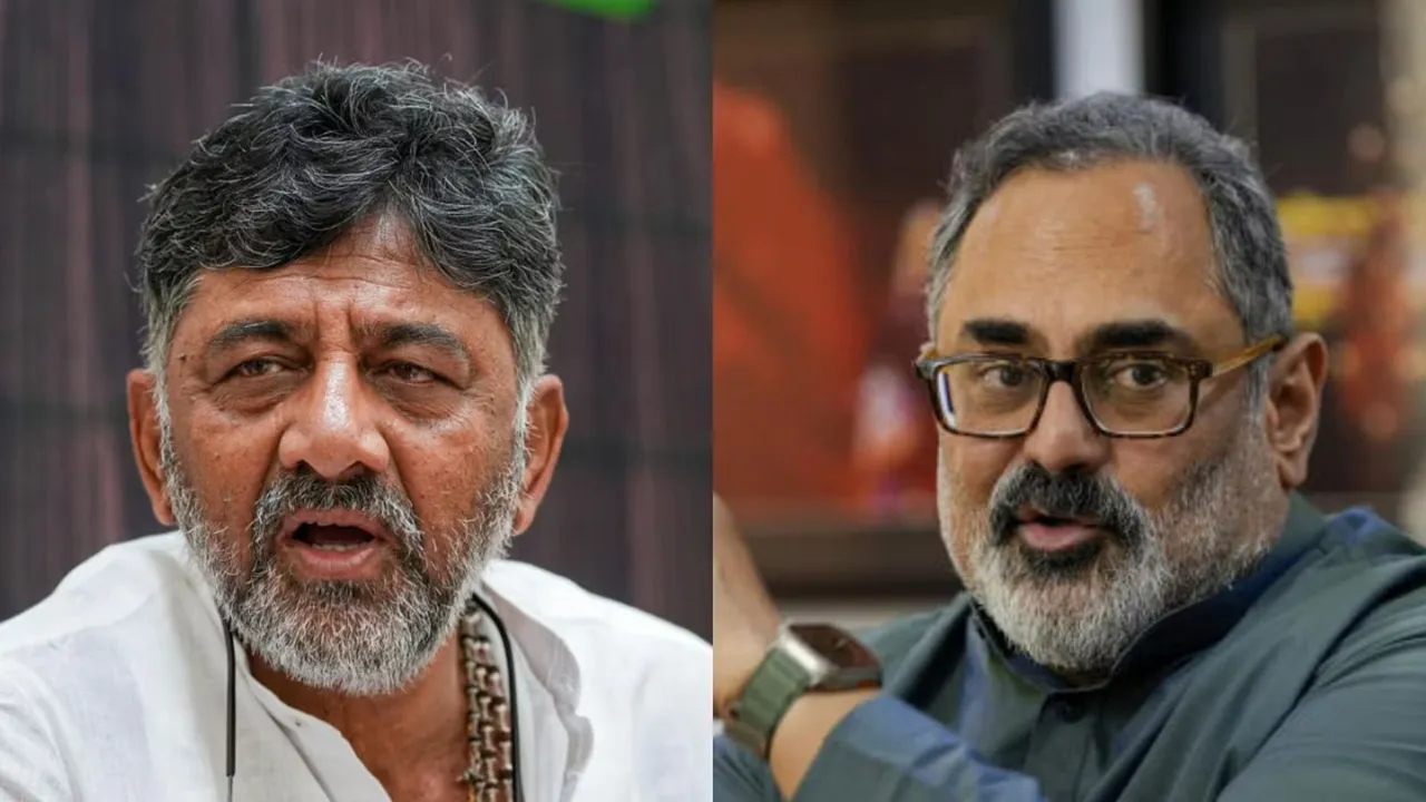 Shivakumar, a corrupt politician, don't need his certificate: Rajeev Chandrasekhar