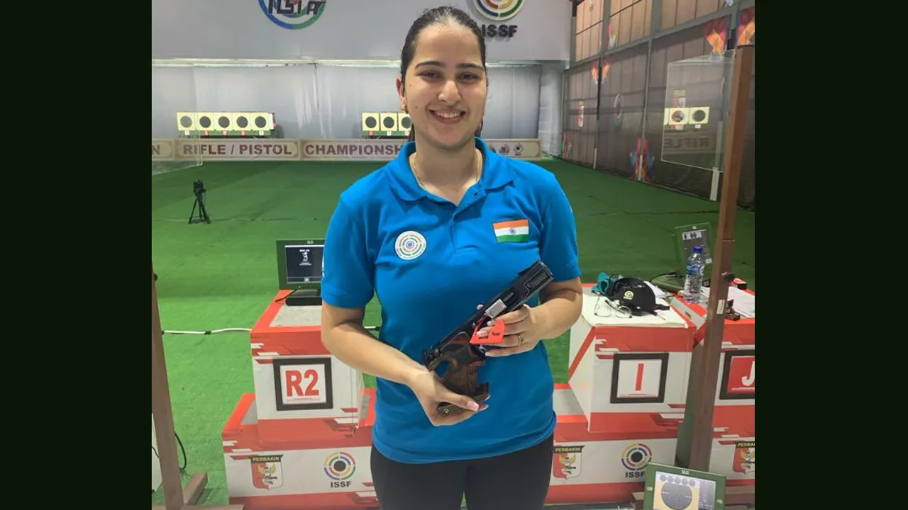 Rhythm Sangwan bags India's 16th quota place in shooting for Paris Olympics