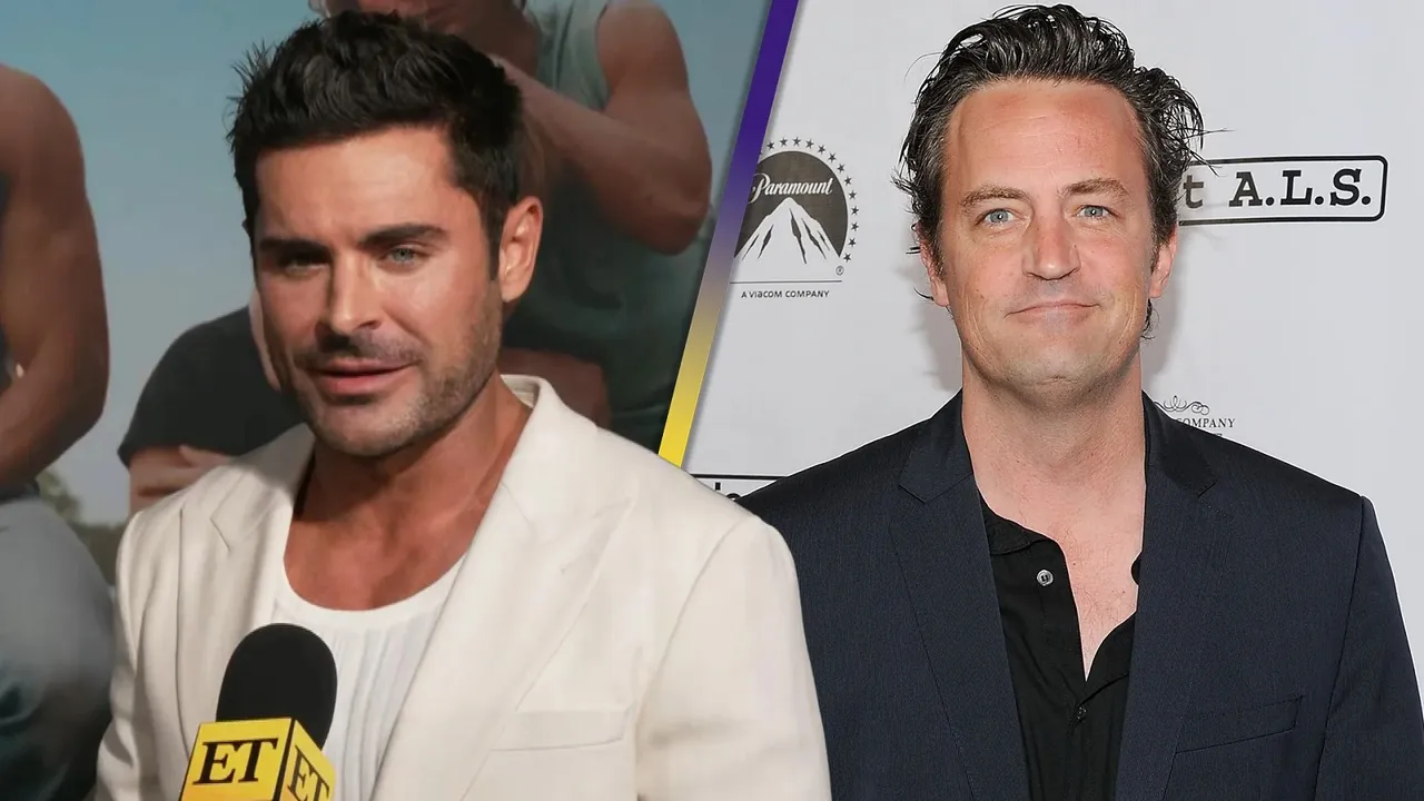 Zac Efron would be 'honoured' to play Matthew Perry in 'Friends' star's biopic