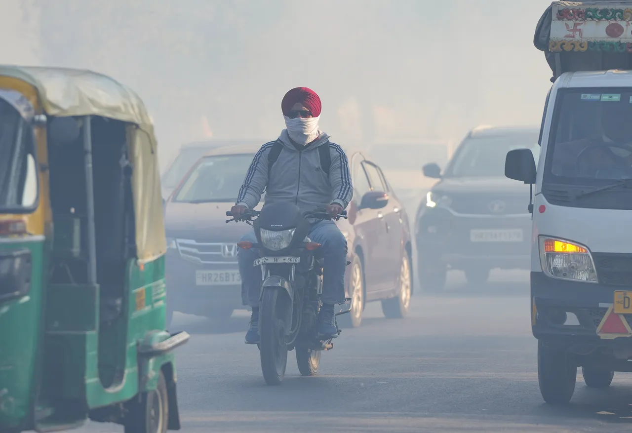 Delhi Smog Air Weather Winter Cold