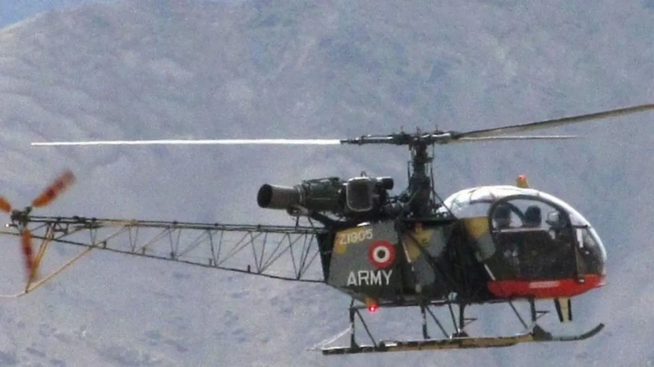 Army chopper crashes in Arunachal during operational sortie