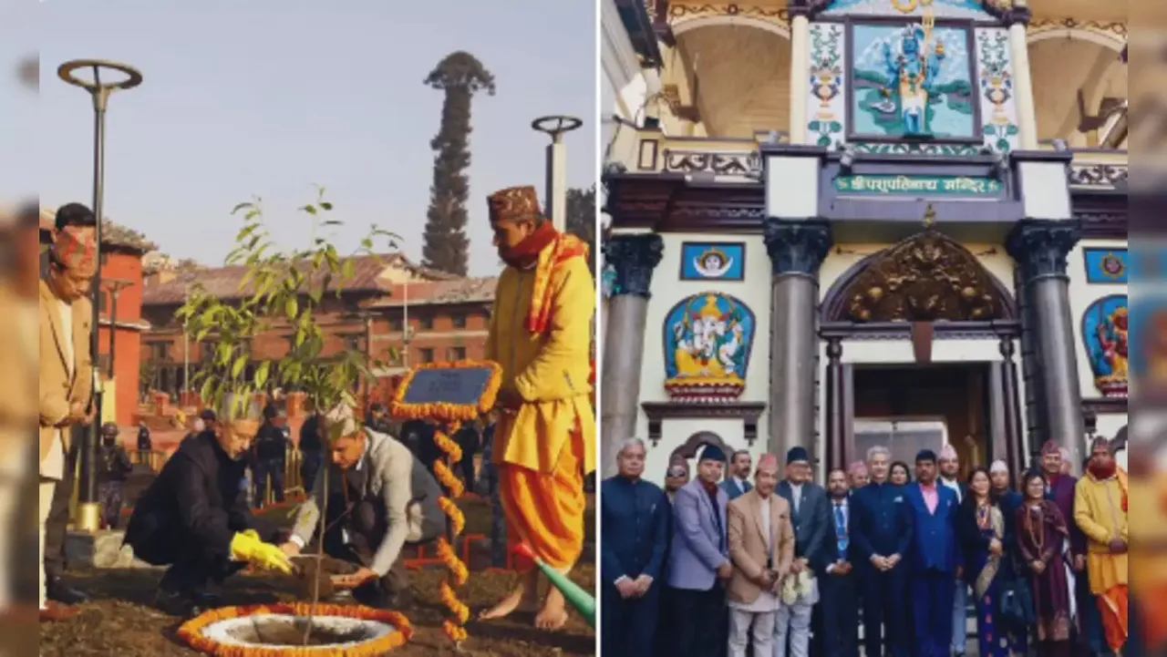 Jaishankar offers prayers at Pashupatinath Temple in Kathmandu